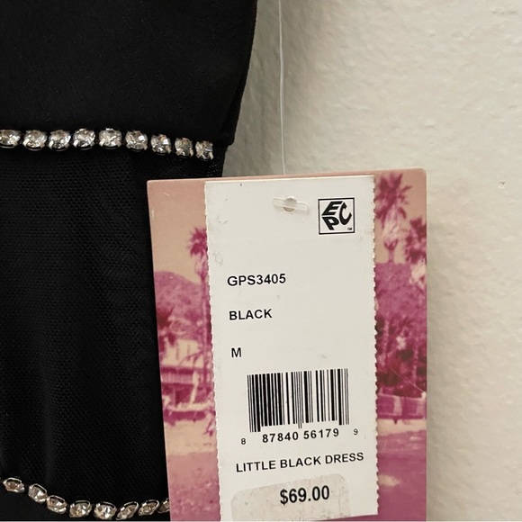 NWT Black Mini Dress - Picture 5 of 9